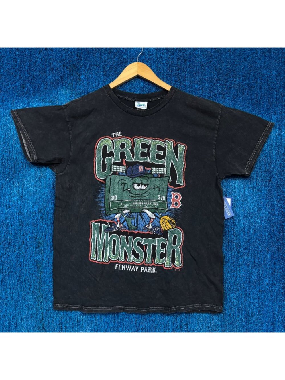 MLB Boston Red Sox Baseball Mineral Wash T-Shirt Size Large